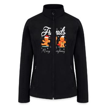 Best Friends Christmas - Women’s Soft Shell Jacket - black - Front