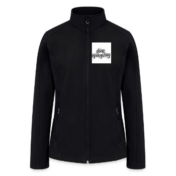 Done Apologizing — Quote - Women’s Soft Shell Jacket - black - Front