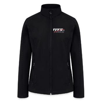 Tits or Tires - Women’s Soft Shell Jacket - black - Front