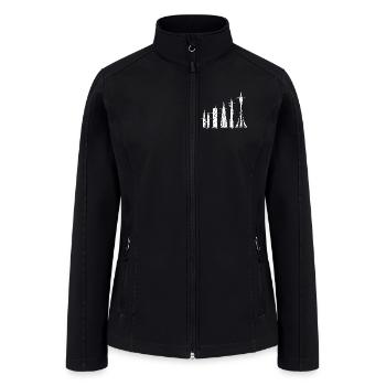 Tallest Skyscrapers Cloud Towers Mega Buildings - Women’s Soft Shell Jacket - black - Front