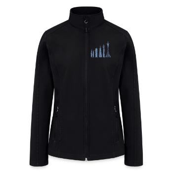 Tallest Skyscrapers Cloud Towers Mega Buildings - Women’s Soft Shell Jacket - black - Front