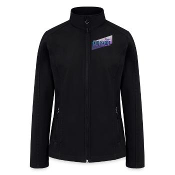tee-confident - Women’s Soft Shell Jacket - black - Front