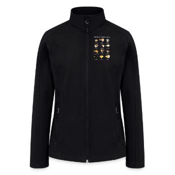 Bird Drones Of North America T-Shirt – Aerial Tech - Women’s Soft Shell Jacket - black - Front
