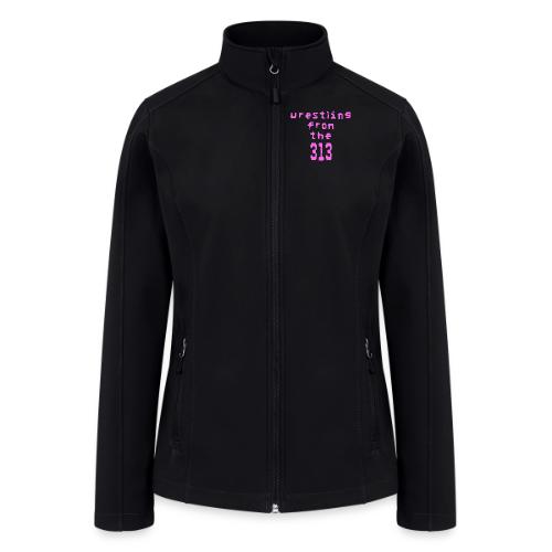 Wrestling from the 313 (pink) - Women’s Soft Shell Jacket