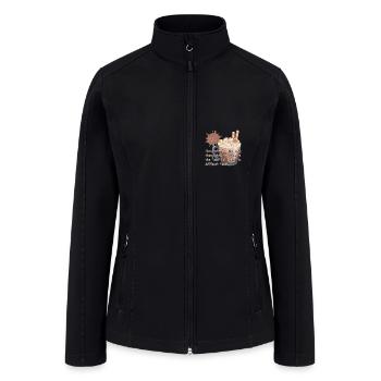 Chocolate C7H8N4O2 - Women’s Soft Shell Jacket - black - Front