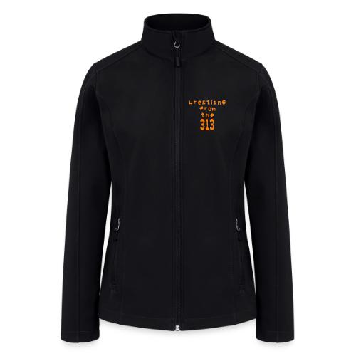 Wrestling from the 313 (orange) - Women’s Soft Shell Jacket