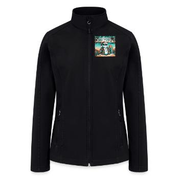 christmas - Women’s Soft Shell Jacket - black - Front