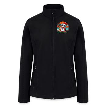 christmas - Women’s Soft Shell Jacket - black - Front