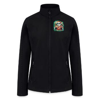 christmas - Women’s Soft Shell Jacket - black - Front
