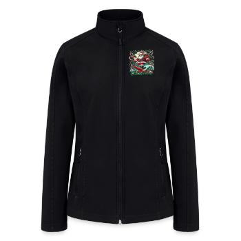 christmas - Women’s Soft Shell Jacket - black - Front