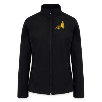 Funky Trumpet - Women’s Soft Shell Jacket - black - Front