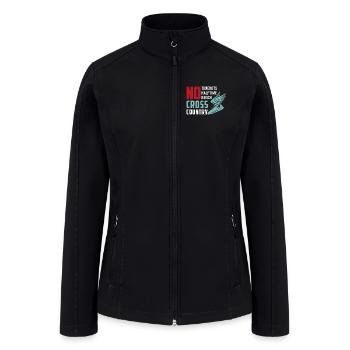 Cross Country Runner - Women’s Soft Shell Jacket - black - Front