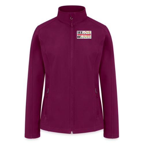 FUMCSD See Love, Be Loved: white design background - Women’s Soft Shell Jacket
