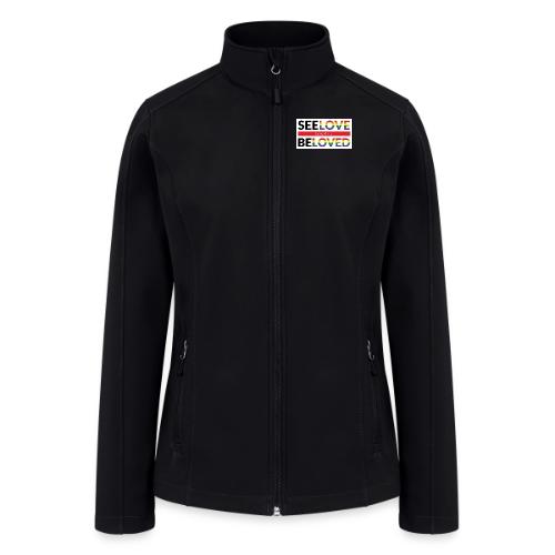 FUMCSD See Love, Be Loved: white design background - Women’s Soft Shell Jacket