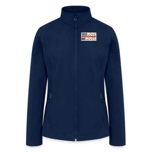 FUMCSD See Love, Be Loved: white design background - Women’s Soft Shell Jacket