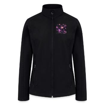 Human Body Cell - Women’s Soft Shell Jacket - black - Front