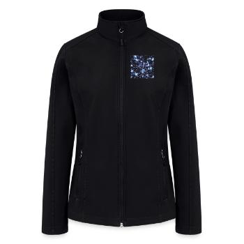 Human Body Cell - Women’s Soft Shell Jacket - black - Front