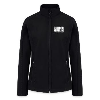 Funny Dunder Mifflin - Women’s Soft Shell Jacket - black - Front