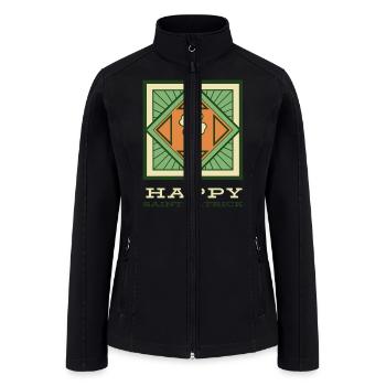 Happy Saint Patrick - Women’s Soft Shell Jacket - black - Front