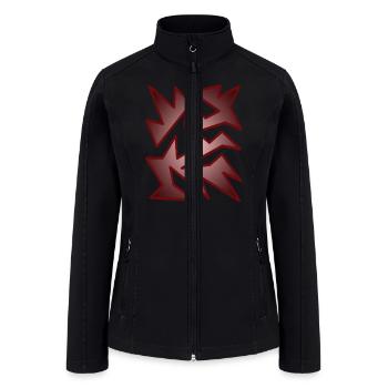 Hearts Inner Glow - Women’s Soft Shell Jacket - black - Front