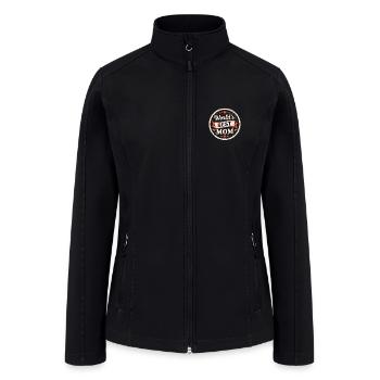World s best mom - Women’s Soft Shell Jacket - black - Front