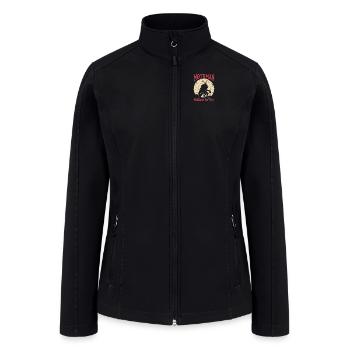 Cryptid Monster Mothman Believes in You - Women’s Soft Shell Jacket - black - Front