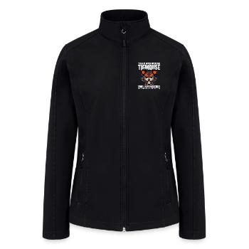 SMALL BUT FEROCIOUS - TIGER AND MOUSE - TIGMOUSE - Women’s Soft Shell Jacket - black - Front