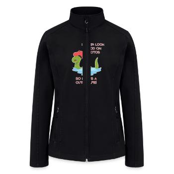 I never look good on photos. So here's a cute self - Women’s Soft Shell Jacket - black - Front
