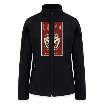 Gunma Spirit: Iconic Daruma Dolls - Women’s Soft Shell Jacket - black - Front