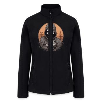 Death s Coffee Break - Women’s Soft Shell Jacket - black - Front