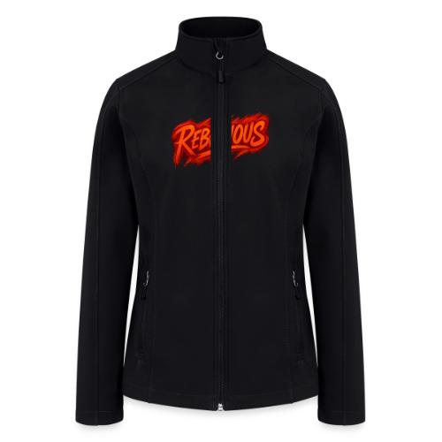 Rebellious Graffiti Neon Orange Streetwear T-Shirt - Women’s Soft Shell Jacket