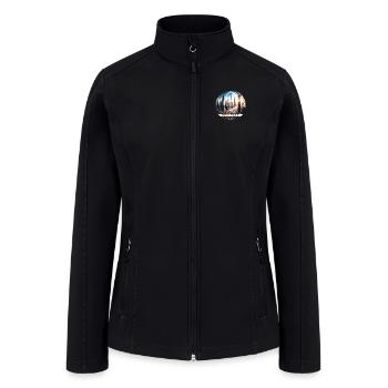 NYC cityscape - Women’s Soft Shell Jacket - black - Front