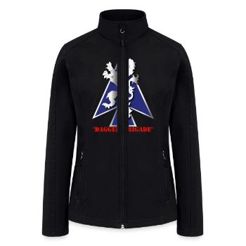 Army 2nd Bde Combat Tm Dagger Brigade 1st ID V1 - Women’s Soft Shell Jacket - black - Front