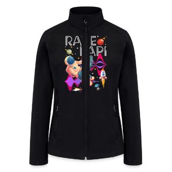 Rave Party Dj - Women’s Soft Shell Jacket - black - Front