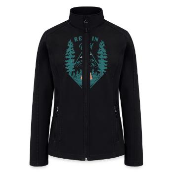 Rest in Wild - Women’s Soft Shell Jacket - black - Front