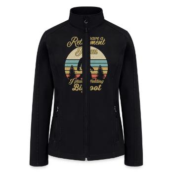 Bigfoot - Women’s Soft Shell Jacket - black - Front