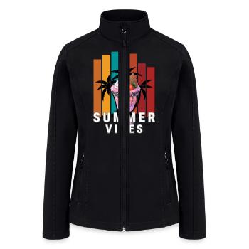 Chill Vibes - Women’s Soft Shell Jacket - black - Front