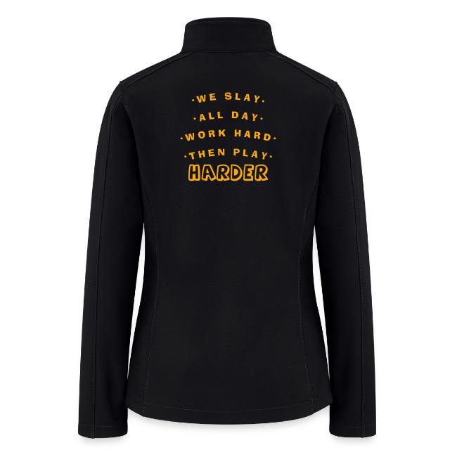 We Slay All Day Shiny Shirt Metallic Silver & Gold