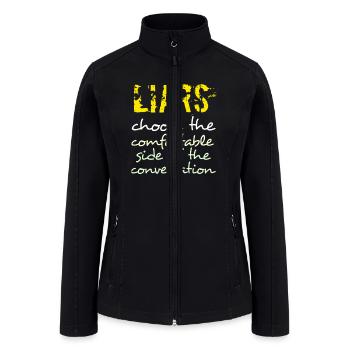 Liars choose the comfortable 1 - Women’s Soft Shell Jacket - black - Front