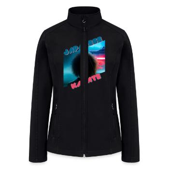 Japanese Karate Active - Women’s Soft Shell Jacket - black - Front