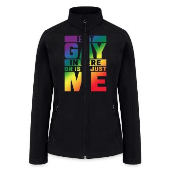 Tees - Women’s Soft Shell Jacket - black - Front