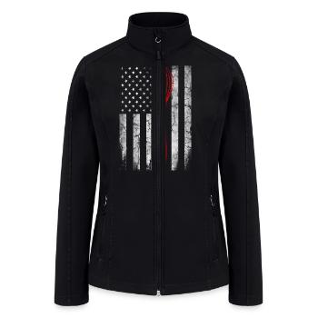Baker - Awesome flag t-shirt for american baker - Women’s Soft Shell Jacket - black - Front