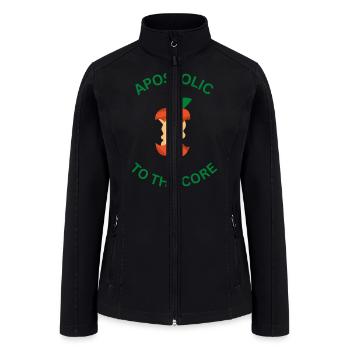 Apostolic 2 the core - Women’s Soft Shell Jacket - black - Front