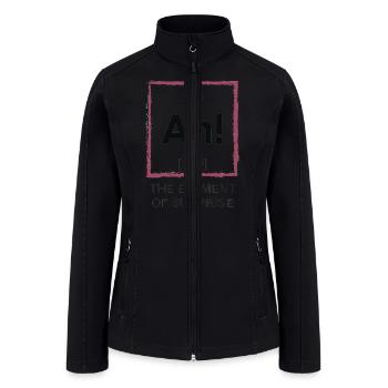 Ah The Element Of Surprise - Women’s Soft Shell Jacket - black - Front