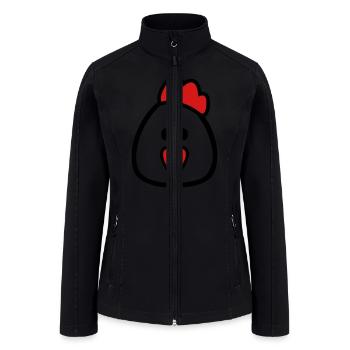 Chicken - Women’s Soft Shell Jacket - black - Front