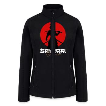 Cotton t-shirt - Women’s Soft Shell Jacket - black - Front