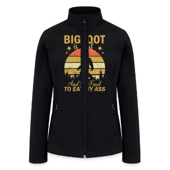 Bigfoot - Women’s Soft Shell Jacket - black - Front