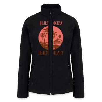 Marine Conservation - Women’s Soft Shell Jacket - black - Front