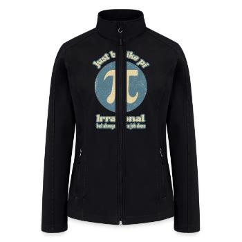 Irrational PI - Women’s Soft Shell Jacket - black - Front