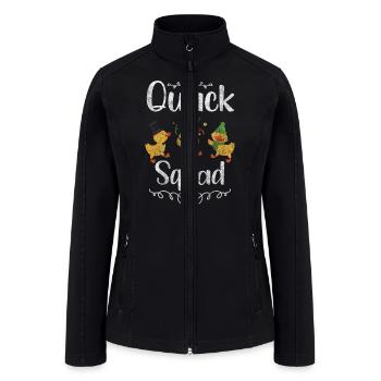 Duck Bird Rubber Ducks Nature - Women’s Soft Shell Jacket - black - Front